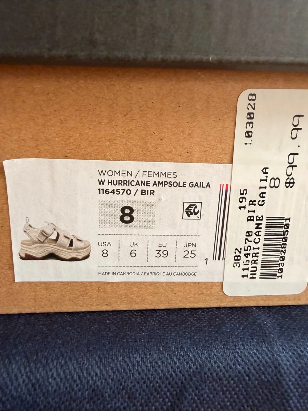Teva Chunky Platform Sport Sandals in Cream